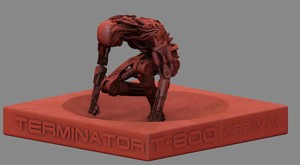 Terminator T800 T2 Arrival High Detal