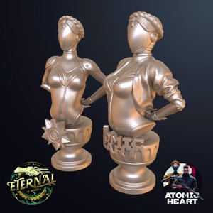 THE TWINS LEFT & RIGHT BUST PACK - ATOMIC HEART - ETERNAL
