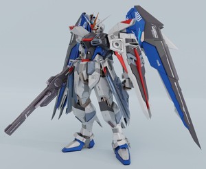 Freedom Gundam RoDa Spec II - Rigged