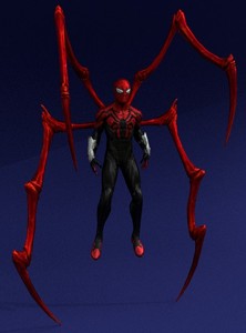 Superior SpiderMan 3D Model with Robotic Arms