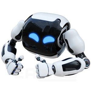 Cute Space Robot Rigged H-72 Solid Armor