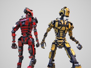 Gamerady robot with 6 color options