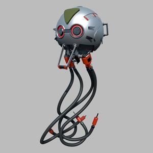 Ball Droid Robot Sci Fi