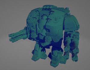 BLUE BOYS ULTRAMARINES BIG LEVIATHAN DRED ROBOT