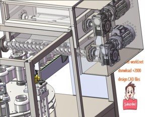 industrial 3D model Filling Machine