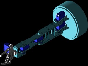 Model Robot Arm 4-DOF and...