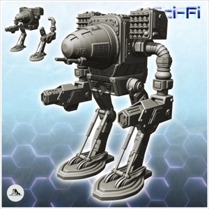 PHIXMOS COMBAT ROBOT (14) - FUTURE SCI-FI SF POST APOCALYPTIC TABLETOP SCIFI WARGAMING PLANETARY EXPLORATION RPG