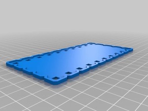 Blank Vex License Plate