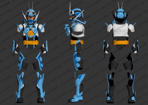 Kamen Rider Gotchard Armor - DIY Cosplay Pepakura Foam Template