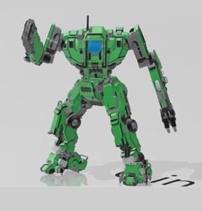 AMERICAN MECHA CROSSCUT FORESTRY MECH NEW POSES