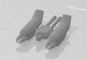YUGIOH Z - METAL TANK 3D PRINTABLE MODEL FIGURE