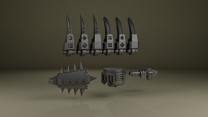 UNCEASING WARMASTER MELEE PARTS