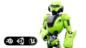 ANDROID KOSMO-C Rigged for Unreal Engine - Unity - MIXAMO