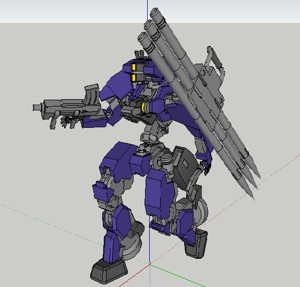 GUNDAM IRON, MOBILE SUIT HLOEKK FROM SEASON 2