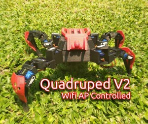 WIFI Quadruped V2 Crawling Robot