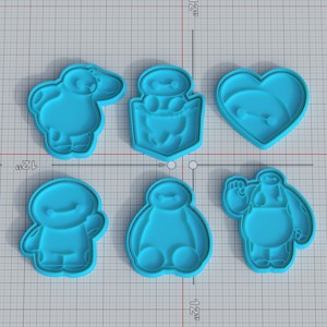 BAYMAX COOKIE CUTTER SET OF 6
