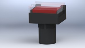 16mm Red Push Button with...