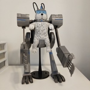 SNOWBALL 'SNUFFLES' ROBOT - ARTICULATING 'RICK AND MORTY'