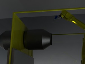 Welding robot.