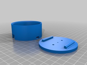 Eezybotarm MK1 base for MR6 tank robot chassis