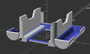 SMARS LC (Lowest Cost) Stackable Module, Optional 2x 18650 battery holder