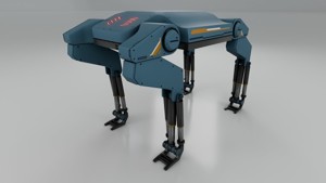 Sci-Fi Robotic Beast  - Game Ready - PBR