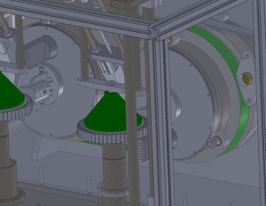 industrial 3D model Winding machine