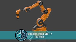 Industrial Robot Arm - 2  - Textured