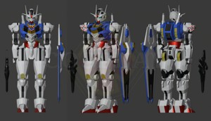 Gundam Aerial Cosplay Pepakura Foam Unfold