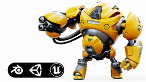 MILITARY BOT SF-600 Rigged for Unreal Engine - Unity - MIXAMO 