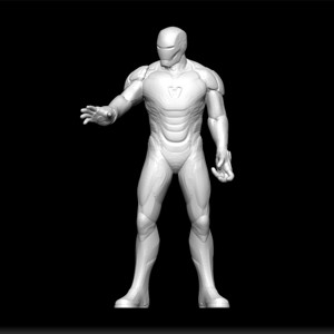 IRON MAN MK85 ROBOT 3D PRINT MODEL - MARVEL SUPERHERO STL FILE - DETAILED ARMOR SCULPTURE - FUTURISTIC ROBOT DESIGN - AVENGERS FAN ART