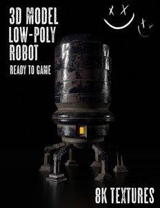 Robot  8K ready for game 
