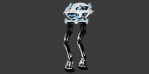 Animated robot leg