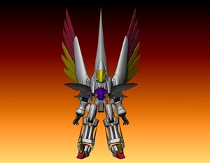Bee style SD Heaven Sword - Raven Gundam