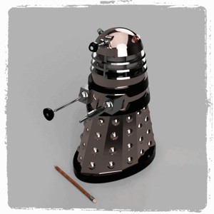 COLIN THE DALEK ECHO DOT 4+ / POP HOLDER
