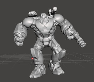 IRONMAN HEAVY DUTY ARMOR HULKBUSTER MINIATURE MODEL SCIFI GAMES