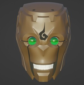 Mechamaru from Jujutsu Kaisen cosplay helmet 3D printable 