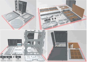 -MHB01-04C- MECH HANGAR BAY HG BUNDLE SET 3D PRINT MODEL FILES