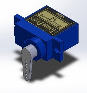 Modelo de servo motor 9g