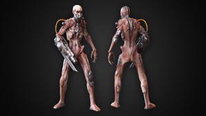 Cyber Zombie Gun Arm