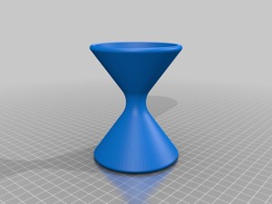 DOUBLE ENDED MARTINI GLASS