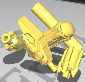 HI NU GUNDAM ROCKETS FOR BACKPACK