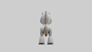 Cartoon Robot Horse model