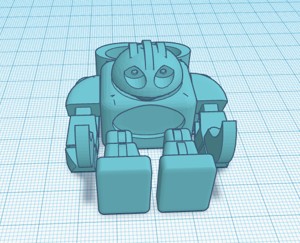 ROBOT WITH MOVING PARTS