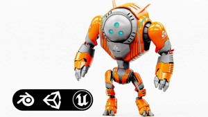 ASTRONAUT BOT HILION Rigged for Unreal Engine - Unity - MIXAMO
