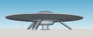 Forbidden Planet's Universe C-58B 1/350th