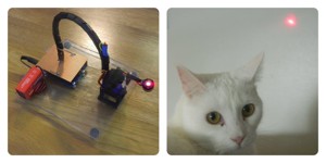 CAT LASER ENTERTAINER ROBOT