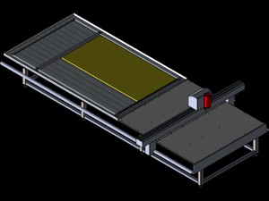 CNC TABLE WITH FLUID BED