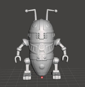 AIRGAM BOYS SPACE ROBOT VINTAGE FIGURE TOY 80s 3D PRINT