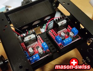 Dual Mounting bracket for Motor Driver, L298N